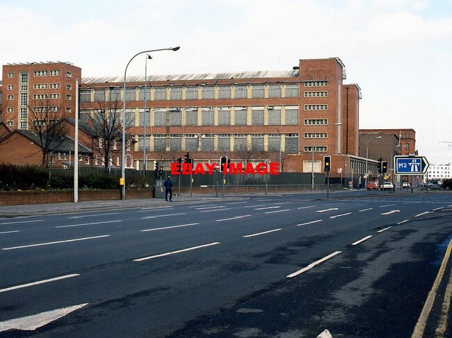 gallaher tobacco factory belfast PHOTO BELFAST GALLAHER'S TOBACCO FACTORY (2) - LOOKING NORTH ALONG YORK  ROAD B