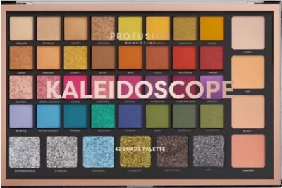 Profusion Cosmetics Kaleidoscope 42 Farbtöne Palette helle Farben matt Schimmer...