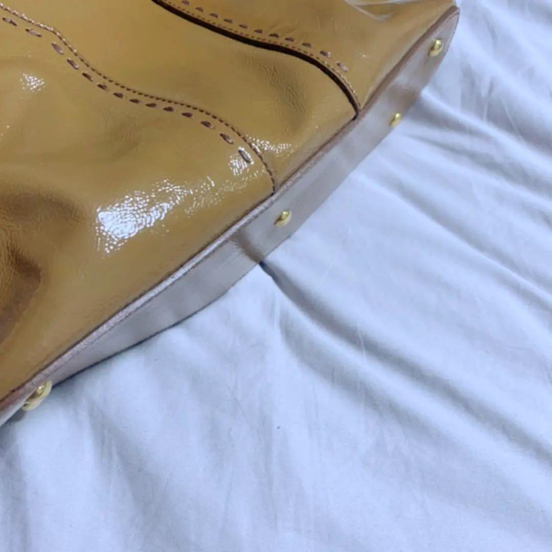 Borsa donna musa Yves Saint Laurent originale beige scuro dal Giappone