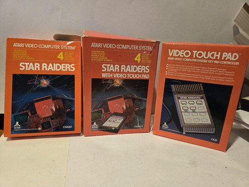 Atari 2600 STAR RAIDERS rare Game + Manual + Overlay + Touch Pad w/ Big Box, - Picture 11 of 16