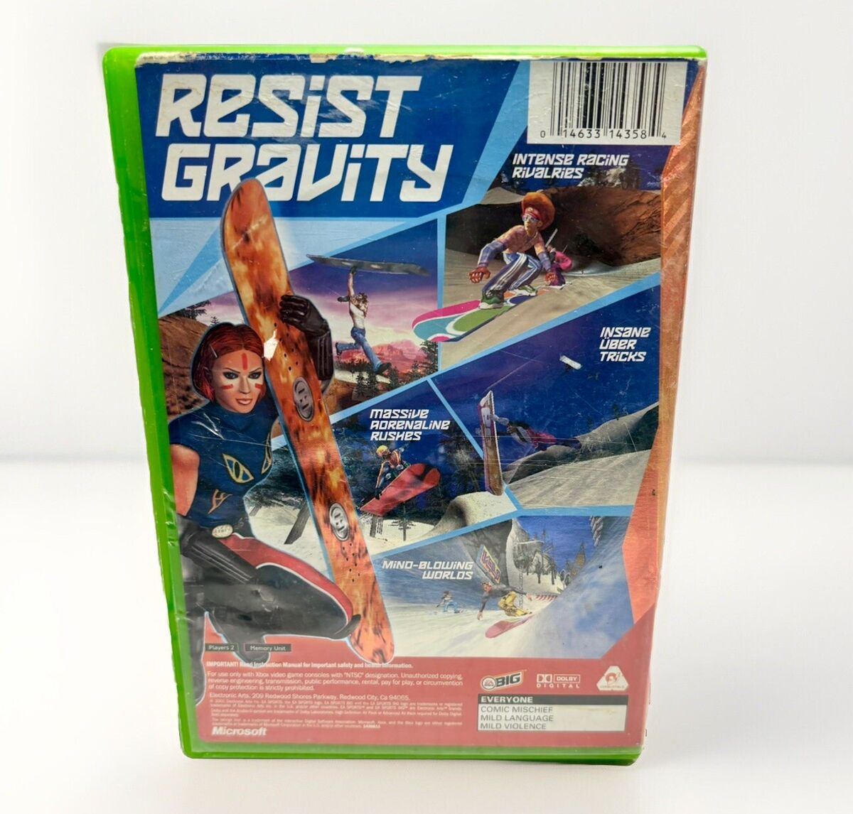 SSX Tricky (Microsoft Original Xbox, 2001) Holo Cover Black SSX Tricky (Microsoft Original Xbox, 2001) Holo Cover Black