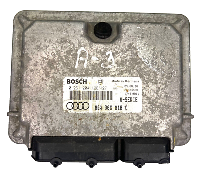 Audi Engine Control Unit ECU 06A906018C 0261204126 / 127 original