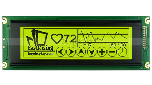 240x64 24064 Graphic LCD Module Display w/RA6963,T6963 Controller w/Tutorial - Picture 1 of 5