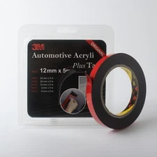 3M 1100 Double-Sided Adhesive Tape 12mm x 5m – Heavy Duty Automotive Mounting