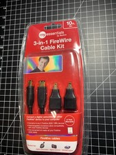 New My Essentials 3 in 1 Fire Wire Cable Kit 10ft