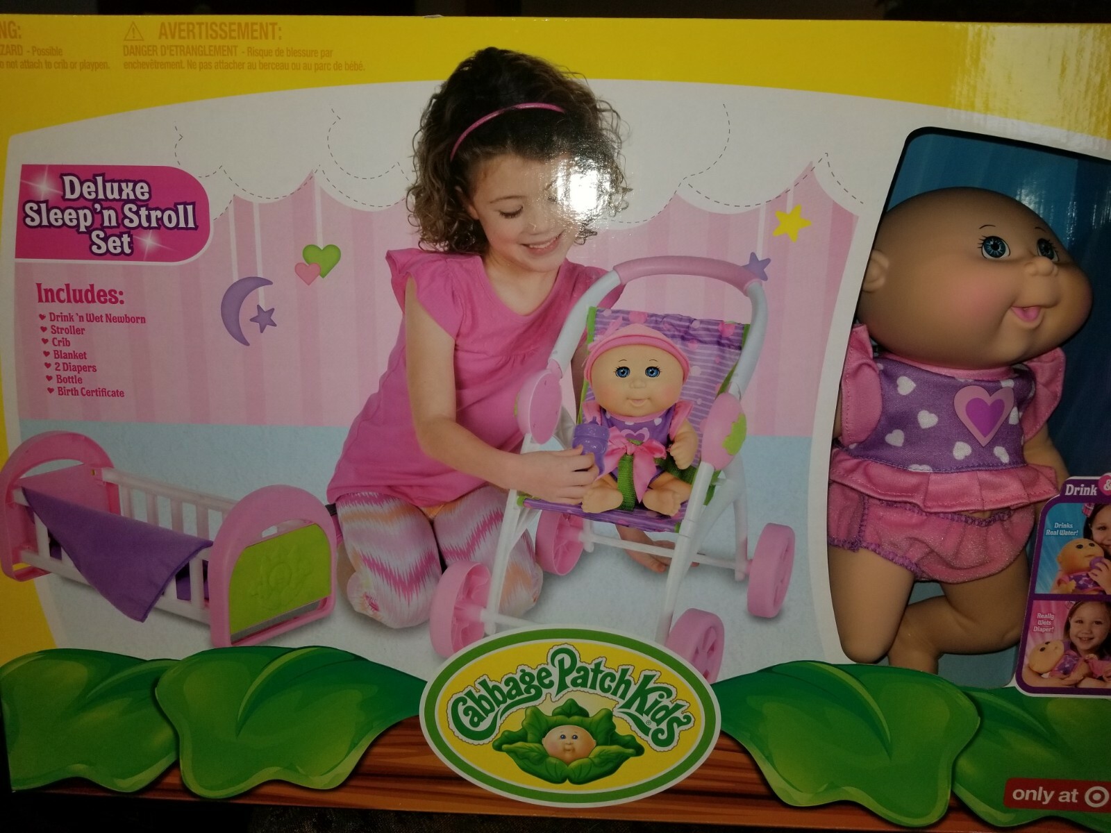 cabbage patch drink and wet travel set