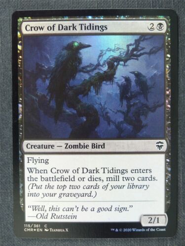 Crow of Daerk Tidings Foil - Mtg Magic Cards #3ZS - Picture 1 of 1