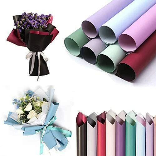 Korean Style Linen Flower Wrapping Paper Floral Bouquet Wrap Roll Gift Florist Packaging Supplies Vintage Natural Linen DIY Floral Present Crafts