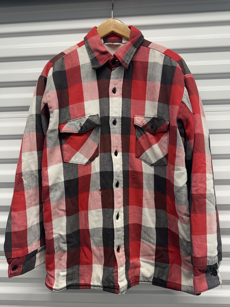 トップス 70s FROSTPROOF Flannel Shirt heavy USA VINTAGE 70s Frostproof Shirt Adult Large Cotton Flannel