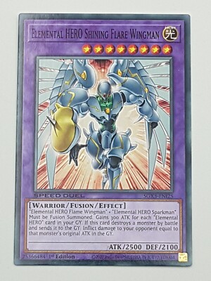 Yu-Gi-Oh! Einzelkarte Elemental Hero Shining Flare Wingman NM