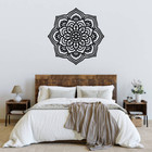 Mandala Flower Window Yoga Vinyl Sticker Bedroom Van Wall Art Decal