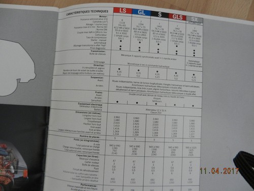 catalogue TALBOT Horizon 1981 - Imagen 3 de 3