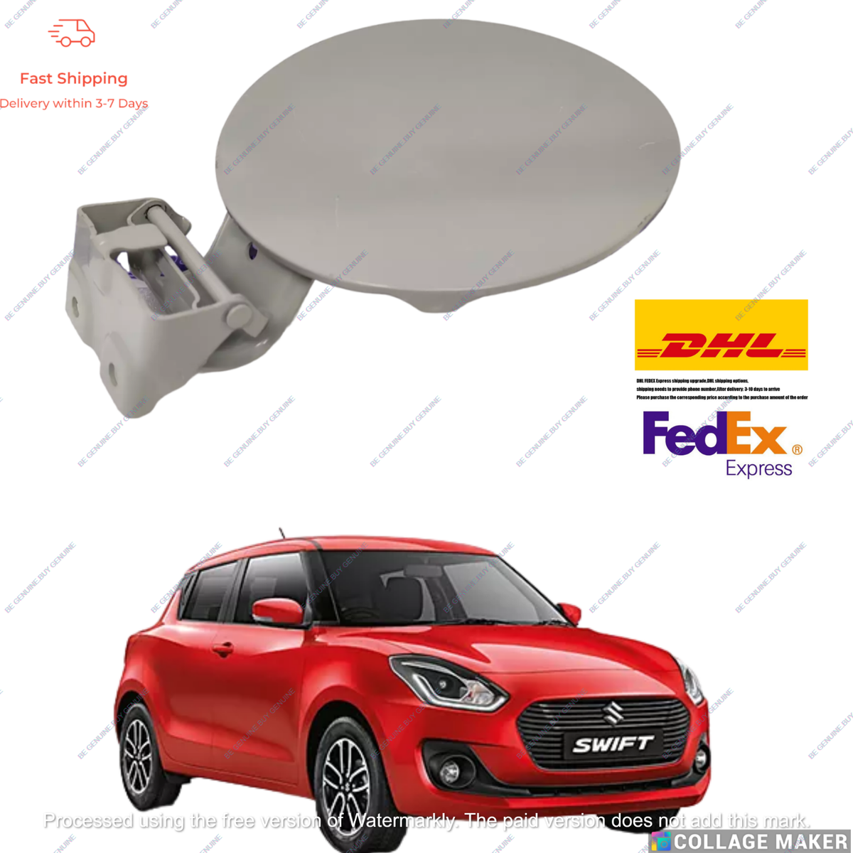 DOOR FUEL FILLER FOR SUZUKI SWIFT 2018-2024 MODEL OEM GENUINE