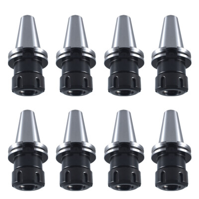 8pcs CAT40 ER32 2.76'' Collet Chuck Set Tool Holder Balanced G2.5 20000RPM Set