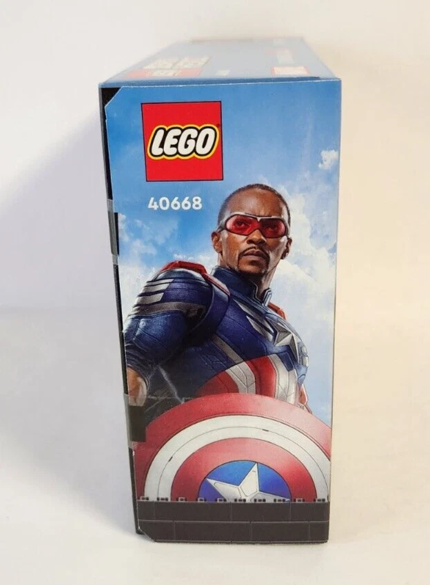 Lego BrickHeadz 40668 Capitán América y Hulk Rojo 202 Piezas Marvel 2024 Nuevo Foto 4 de 4