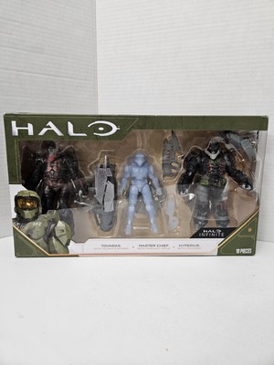 Halo Infinite Tovaras Master Chief Hyperius Action Figure Set NEW