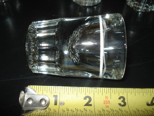 (8) Vintage Libbey Clear Shot Glass Heavy Thick Beveled Bottom EUC - Picture 6 of 6