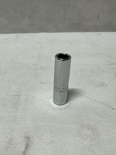 Proto J4712L, 3/8" Deep Socket, 1/4" Drive, 6 Point