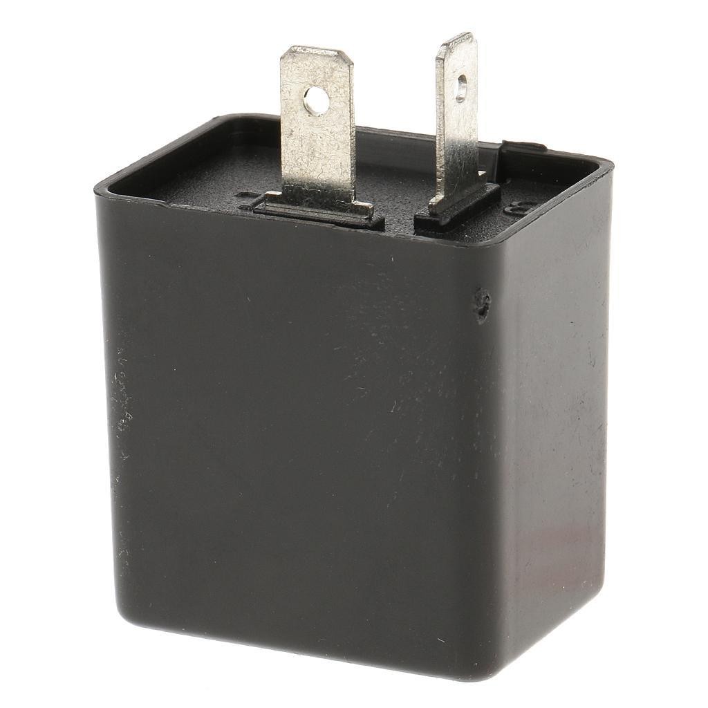 Motorcycle Turn Signal Flasher Blinker Relay 12V 2 Pin LED