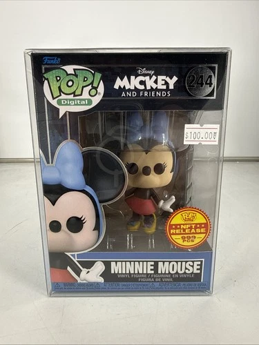 Funko Pop! Digital #244 Disney Mickey Mouse & Friends Minnie Grail LE999 W Armor