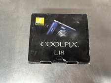Nikon COOLPIX L18 8.0MP Digital Camera - Red - FOR PARTS - Not working