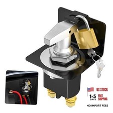 500A Battery Disconnect Switch 12V 36V Heavy Duty with Lockout Plate, Battery