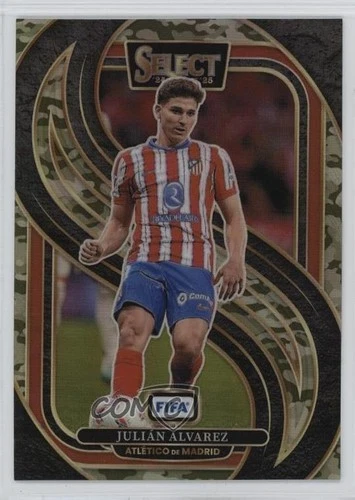 2024-25 Panini Select FIFA Mezzanine Camo Prizm 118/135 Julian Alvarez #111