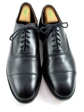 NEW Allen Edmonds  "PARK AVENUE" Cap-Toe Oxfords 11.5 (L) & 12 (R) E Black(660N