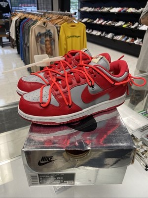 Size 5 - Nike Dunk Low x OFF-WHITE University Red 2019