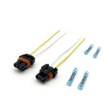 Headlight Socket Wiring Harness, Compatible with 9005 9006 HB3 HB4 H10, for
