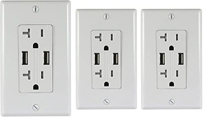Premier Accessory Group RPF12V027 Triple 3.4amp Socket