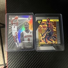 Benedict Mathurin set of 2 rookie cards- one Flux and one Panini Essentials 