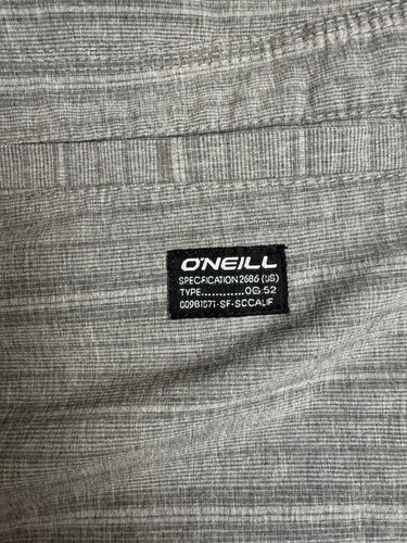 O’Neill Boardshorts Herren 36 Hybrid Chino Strand Skater Freizeit grau gestreift Golf - Bild 6 von 12