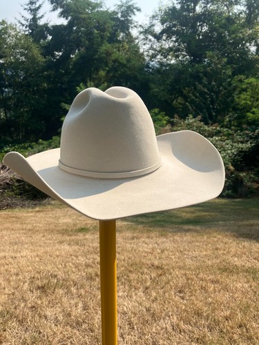 Resistol Western Cowboy Hat Arena model 6 7/8 self conforming