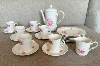 Kaffee service Geschirrset Krautheim Selb Bavaria Murillo Rosen H&A neuwertig