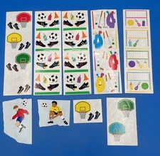Mrs. Grossman's Stickers Sports Basketball Soccer Golf Tennis