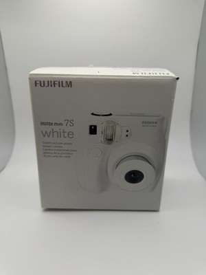 New Fujifilm Instax Camera White Mini 7S Instant Camera Open Box
