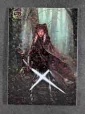 2025 Topps Chrome Star Wars Galaxy ALONE I STAND Mini-Diamond Refractor #58