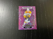 2025-26 O-Pee-Chee Platinum MATTHEW WOOD VIOLET PIXELS ROOKIE 200/299