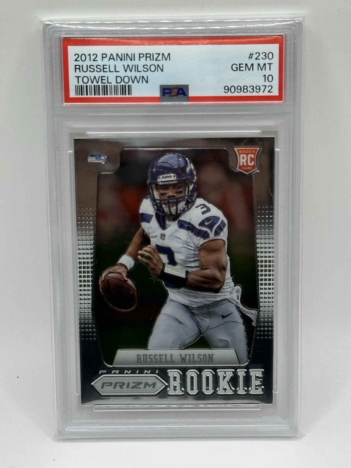 Russell Wilson Panini Prizm #230 Facing Forward