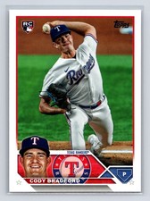 2023 Topps Update #US53 Cody Bradford Texas Rangers Baseball Card