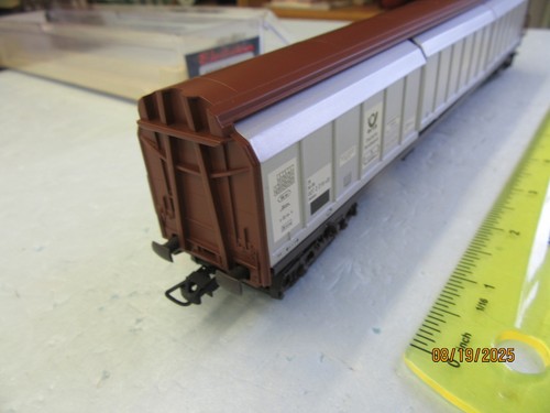 HO - Electrotren 5567 K Long Slide Wall Baggage "Deutsche Post" Car Hbis - NIB - Picture 6 of 10