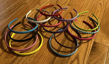 Simple Hair Bands Headbands For Girls 14 Pcs Rainbow Multicolor Sparkle