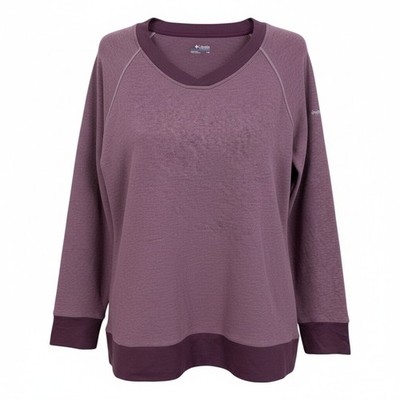 Columbia sweater women's Purple Large Hi Lo