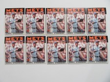 1986 Topps Darryl Strawberry #80 Baseball Cards Lot of (10) NR-MINT OR BETTER