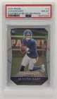 2025 Panini Prizm Jaxson Dart Rookie Flashback Giants PSA 8
