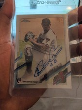 2021 Topps Chrome Humberto Mejia Rookie Auto On Card RC Diamondbacks #RA-HM. rookie card picture
