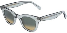 Celine Women's Gray Transparent Rounded Square Sunglasses - 41375S 0RDN