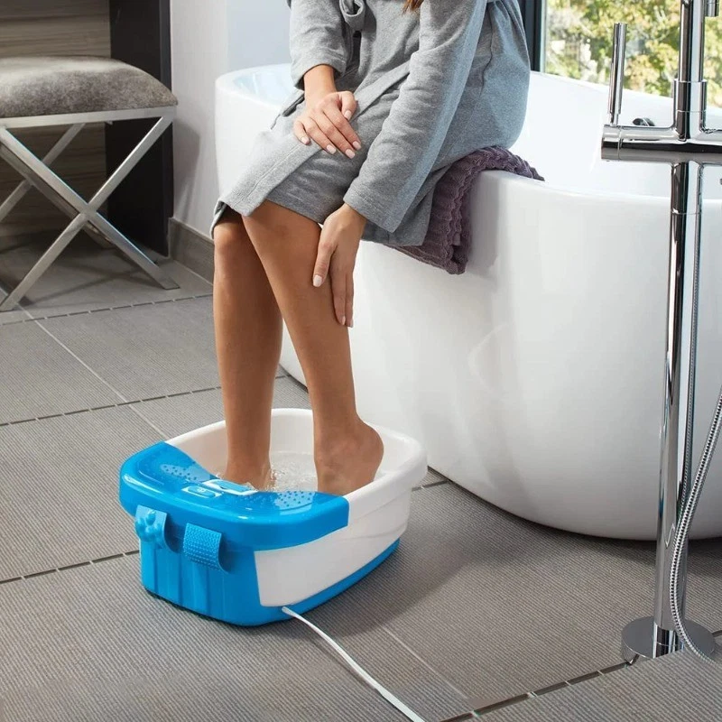 Spa de pies Homedics Bubble Bliss con burbujas de masaje - azul Foto 3 de 4