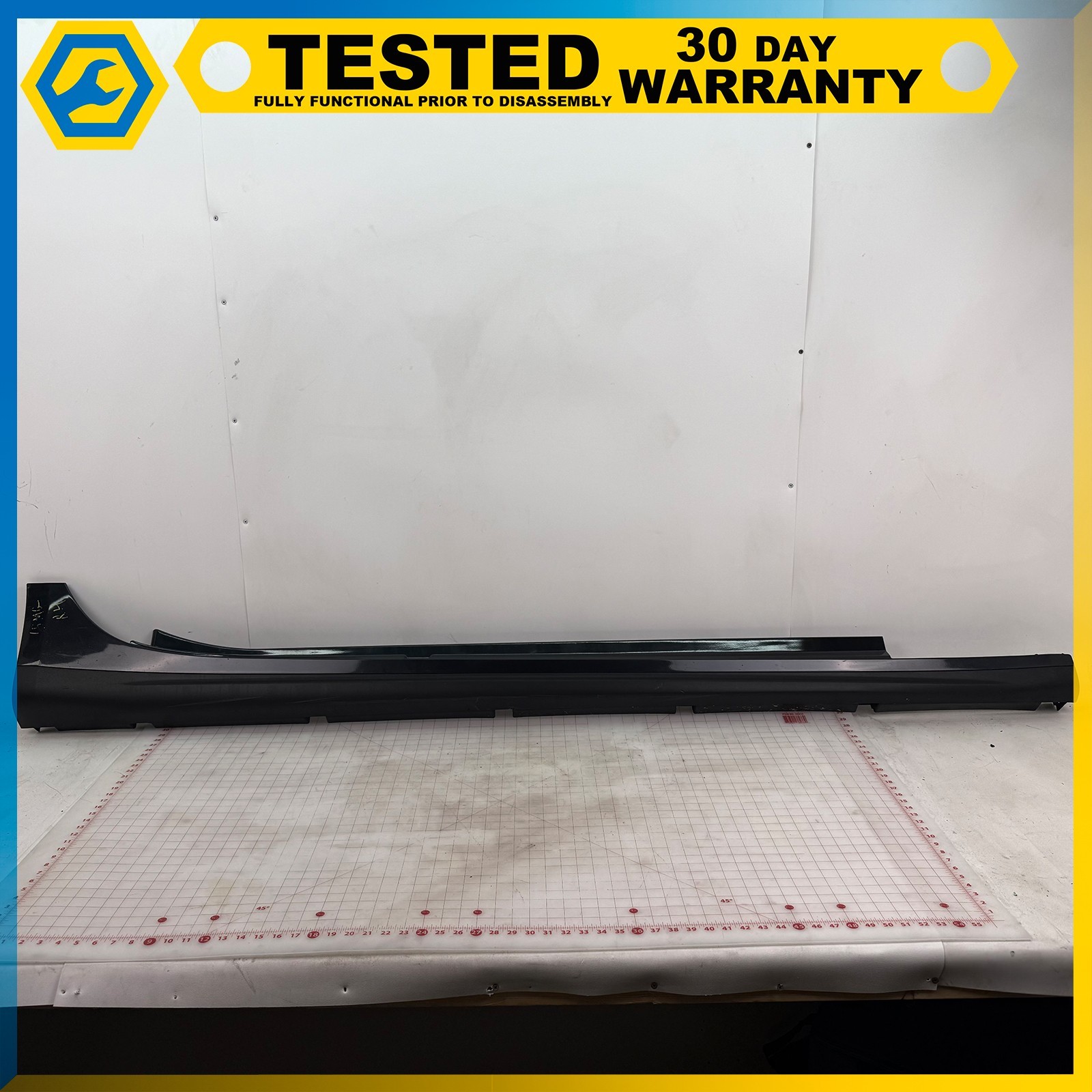 14-24 MASERATI GHIBLI RIGHT PASSENGER SIDE SKIRT ROCKER PANEL MOLDING BLACK OEM